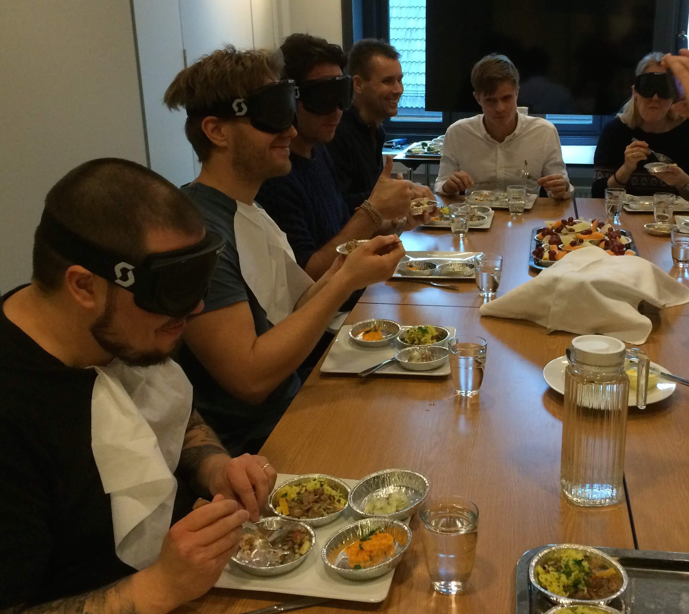 lunch-blindfolded